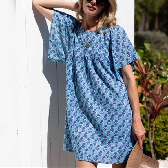 Emerson Fry Dresses & Skirts - Emerson Fry India Collection Basalie Dress Little Marigolds Danube Large